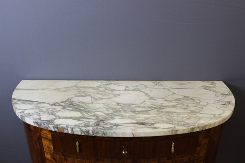 Commode Art Déco En Demie Lune Vers 1925