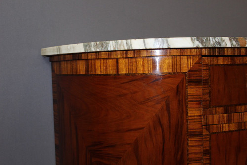 Commode Art Déco En Demie Lune Vers 1925