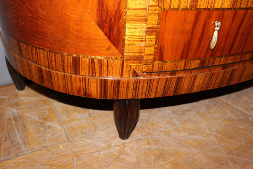 Commode Art Déco En Demie Lune Vers 1925