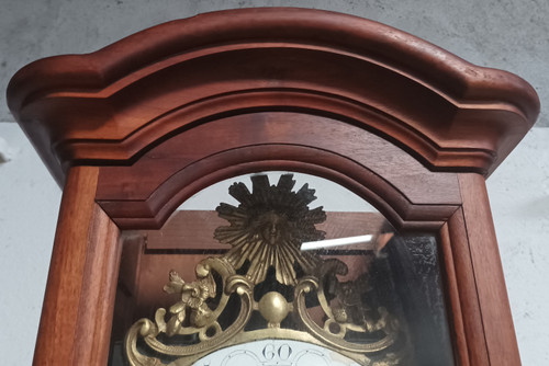 Provençal Comtoise clock in walnut