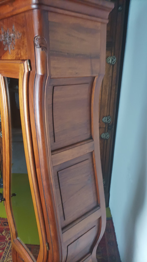 Provençal Comtoise clock in walnut