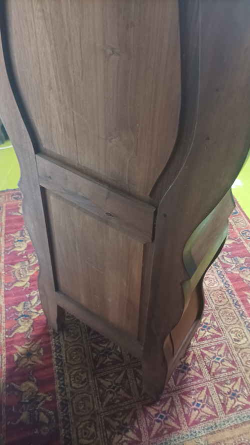Provençal Comtoise clock in walnut
