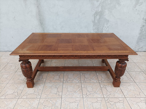 Table style Renaissance en chêne
