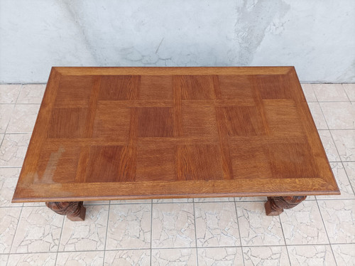 Table style Renaissance en chêne