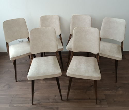 Set of 6 1960 design chairs