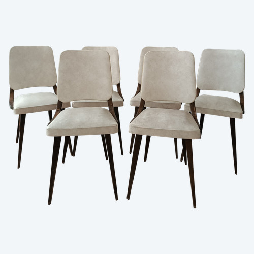 Set of 6 1960 design chairs