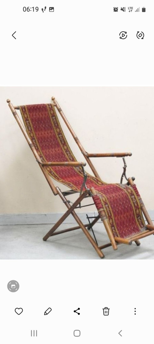 Lounge chair circa 1900