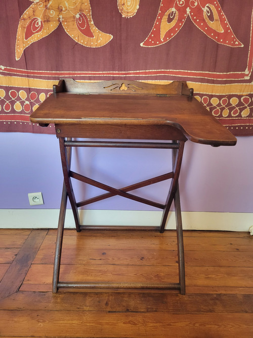 Folding military field officer's desk