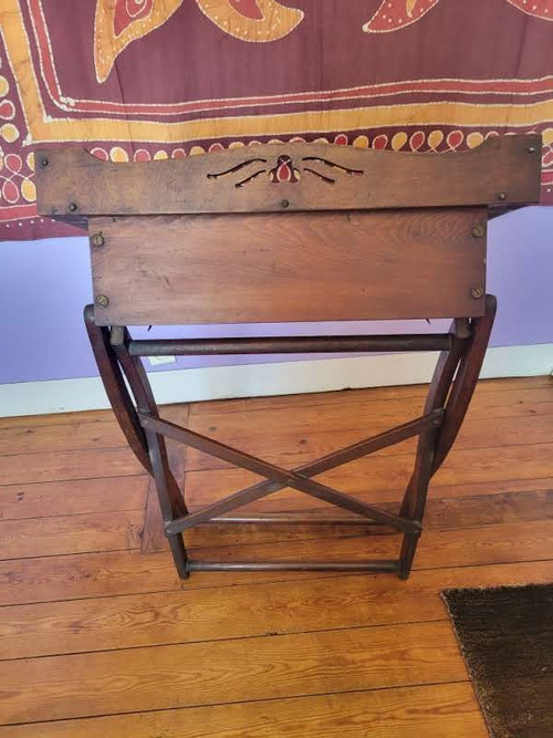 Folding military field officer's desk