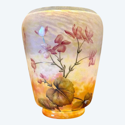 Daum Nancy Vase "Lunaires