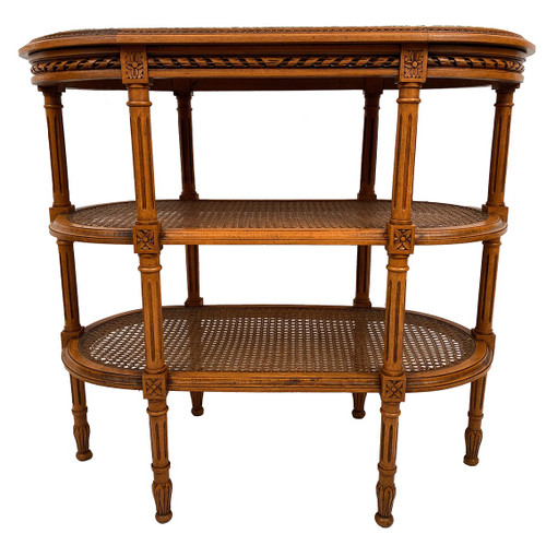 Louis XVI three-shelf sideboard, circa 1900