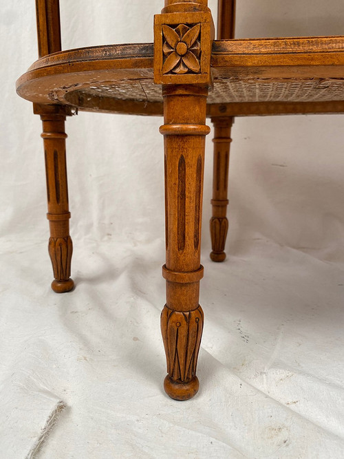 Louis XVI three-shelf sideboard, circa 1900