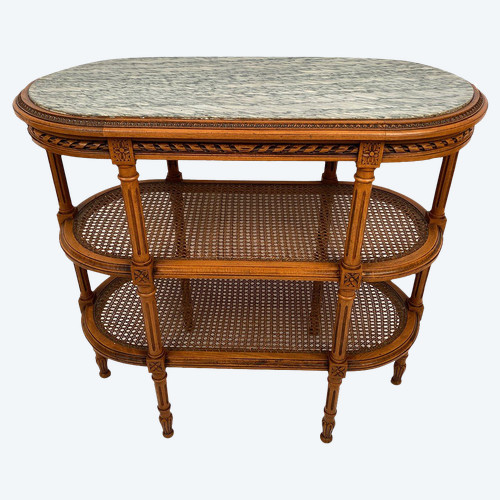 Louis XVI three-shelf sideboard, circa 1900