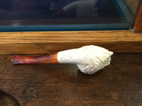 Pfeife Löwenkopf aus Meerschaum
