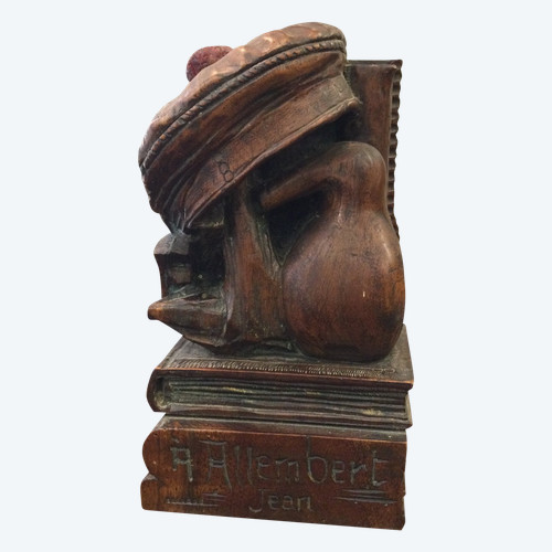 Scultura in legno in omaggio