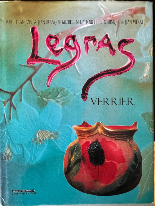 Legras Vase with Hazel Decor