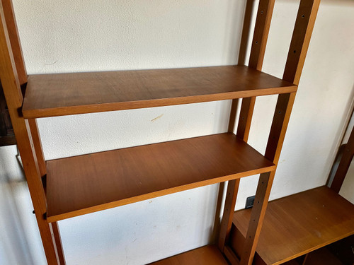 Skandinavisches Regal aus Teakholz