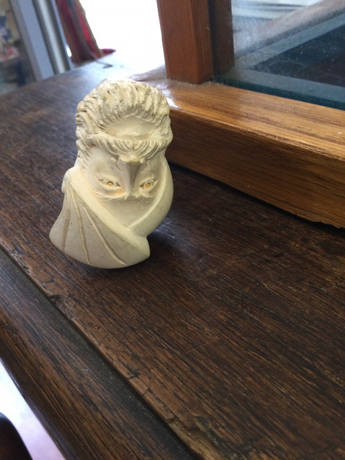 Man with turban. Meerschaum pipe 
