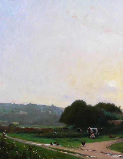Victor Jacques RENAULT DES GRAVIERS 1816-1904 Landschaft, impressionistische Malerei