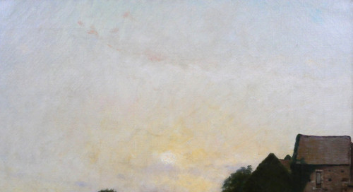 Victor Jacques RENAULT DES GRAVIERS 1816-1904 Landschaft, impressionistische Malerei