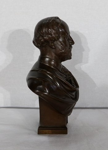 Bronze Bust " The Count of Chambord " by J-L Véray - End of XIXth century