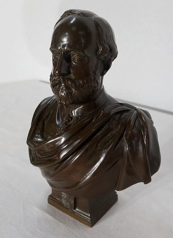 Bronze Bust " The Count of Chambord " by J-L Véray - End of XIXth century