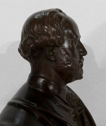 Bronze Bust " The Count of Chambord " by J-L Véray - End of XIXth century