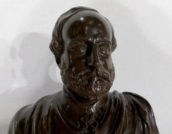 Bronze Bust " The Count of Chambord " by J-L Véray - End of XIXth century