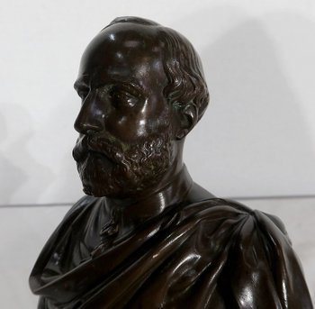 Bronze Bust " The Count of Chambord " by J-L Véray - End of XIXth century