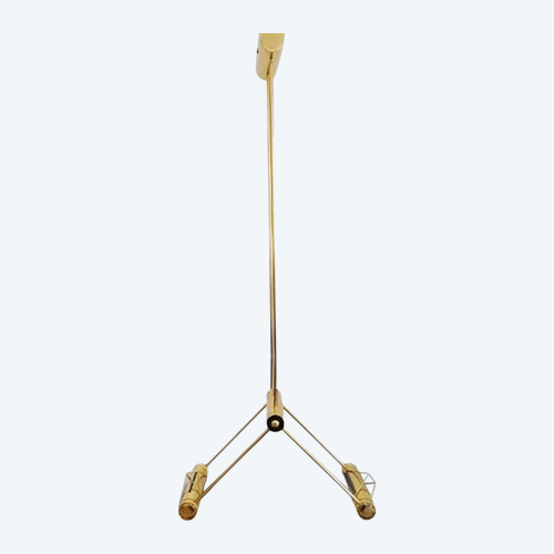 1970s Brass Pendant Lamp by Cattaneo with Halogen Lights 