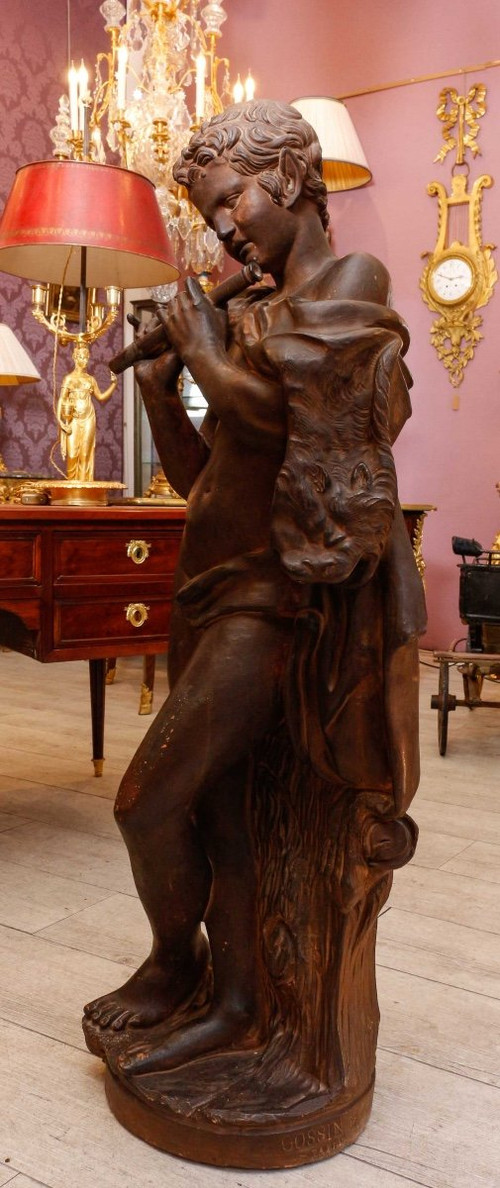 Terracotta firmata Jean Gossin