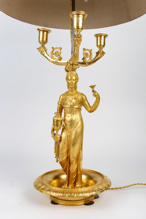 Lampada Bouillotte di epoca impero