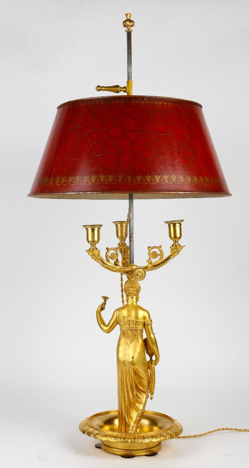 Lampada Bouillotte di epoca impero