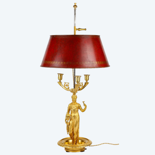 Lampada Bouillotte di epoca impero