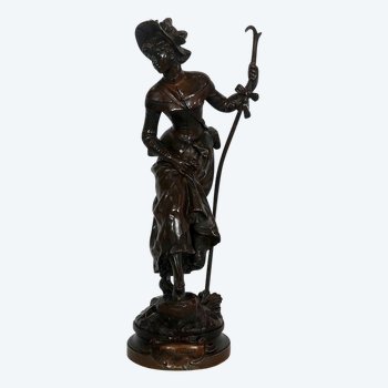 Bronze "Miss Helyett" von A.Gaudez - Ende 19.