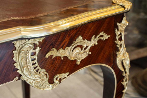 Bureau Plat De Style Louis XV