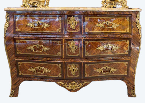 Commode D’époque Louis XV Estampillée De  Dubois
