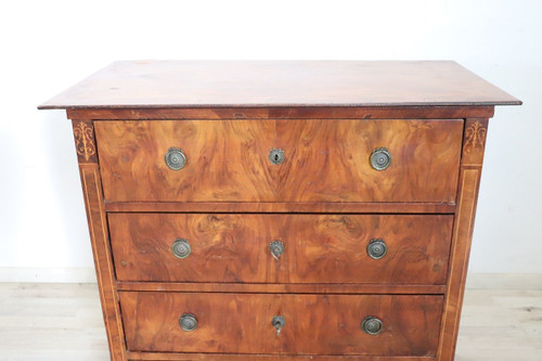 Commode italienne ancienne, fin du 19e siècle 