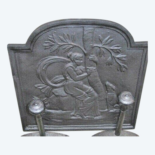 Plaque ancienne de cheminée 
