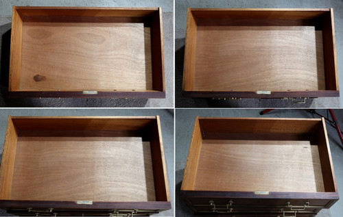 Petite commode en acajou de style Louis XVI 