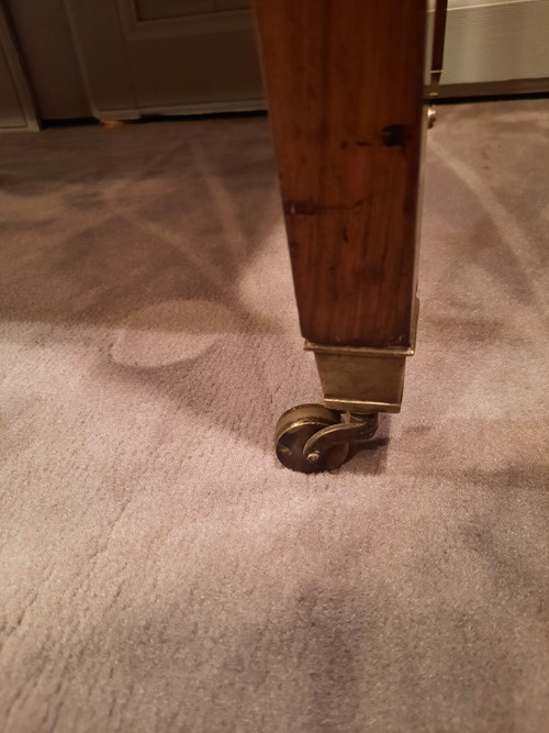 Mahogany tric-trac games table from the Restoration period.