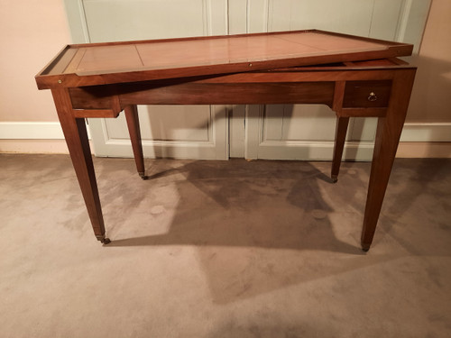 Mahogany tric-trac games table from the Restoration period.