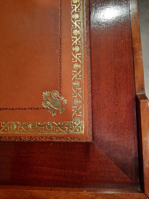 Mahogany tric-trac games table from the Restoration period.