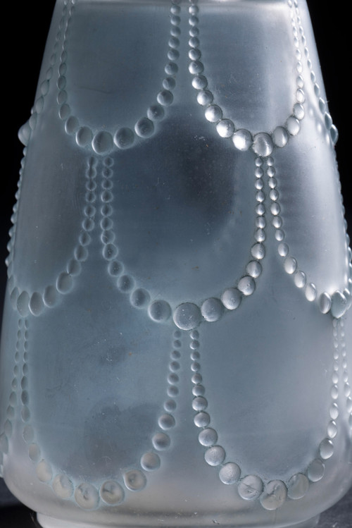 FLACONE DI PROFUMO N° 3 SET DA TOILETTE "PERLES" (1926) di RENE LALIQUE (1860-1945):