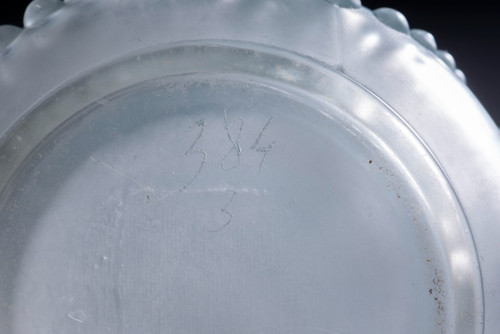 FLACONE DI PROFUMO N° 3 SET DA TOILETTE "PERLES" (1926) di RENE LALIQUE (1860-1945):