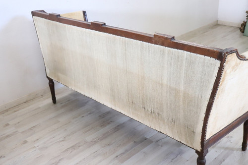 Italian Antique Settee from the Louis XVI Period 