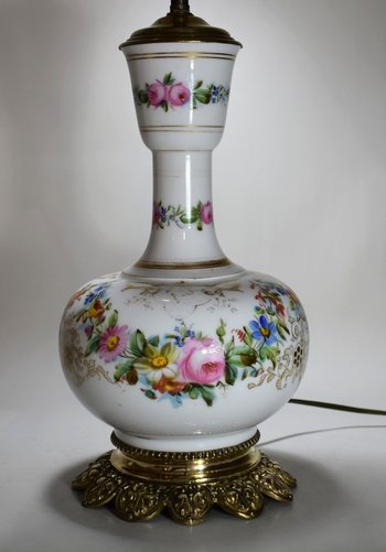 Porcelain Lamp From Paris. XIX th century