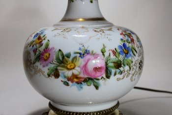 Porcelain Lamp From Paris. XIX th century