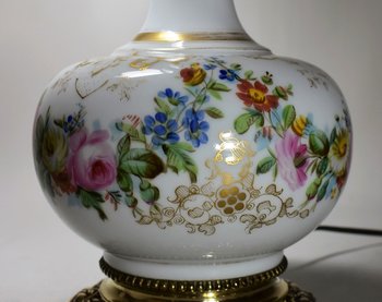 Porcelain Lamp From Paris. XIX th century