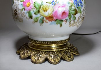 Porcelain Lamp From Paris. XIX th century